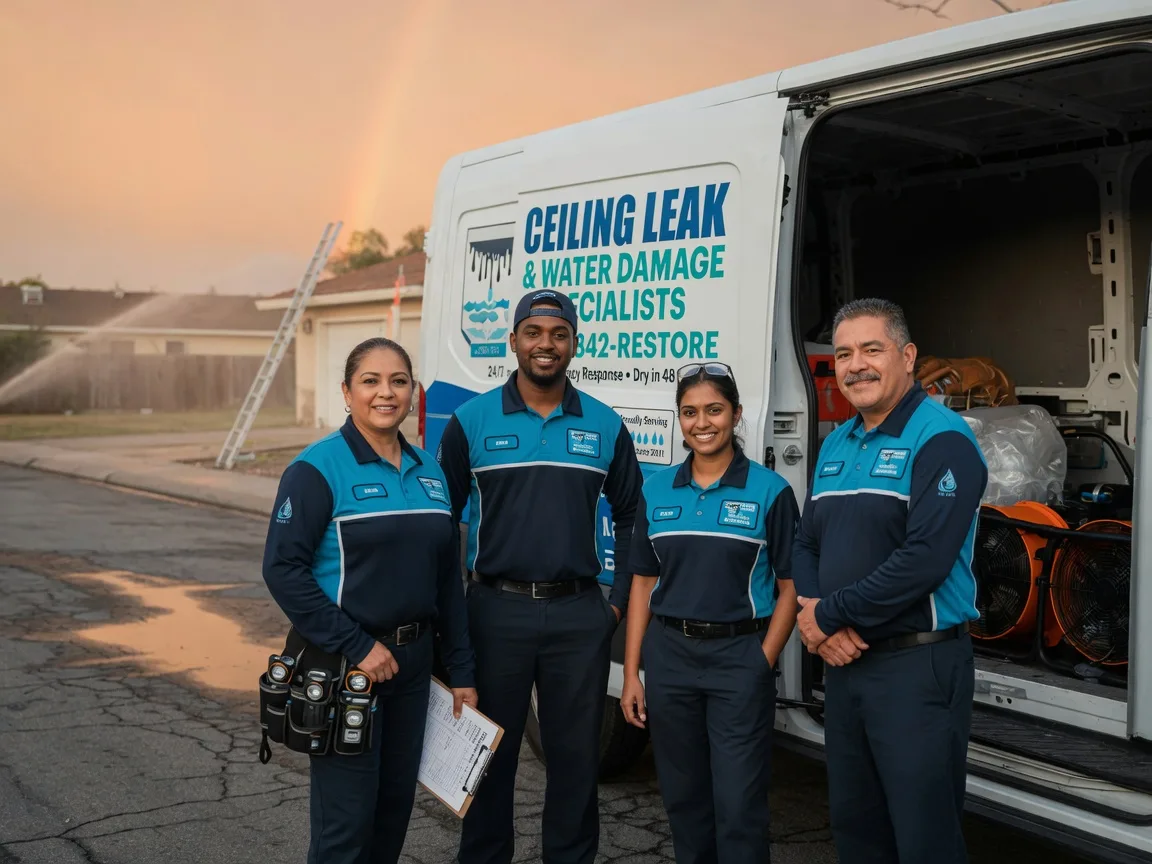 Ceiling Leak Cleanup company in Mcbrides, MI