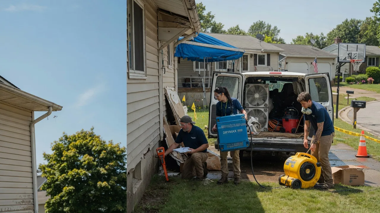 Ceiling Leak Cleanup in Mcbrides, MI near me